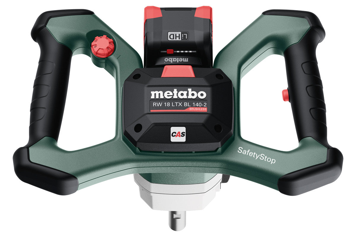Metabo 601165850 - Mezclador de batería RW 18 LTX BL 140-2