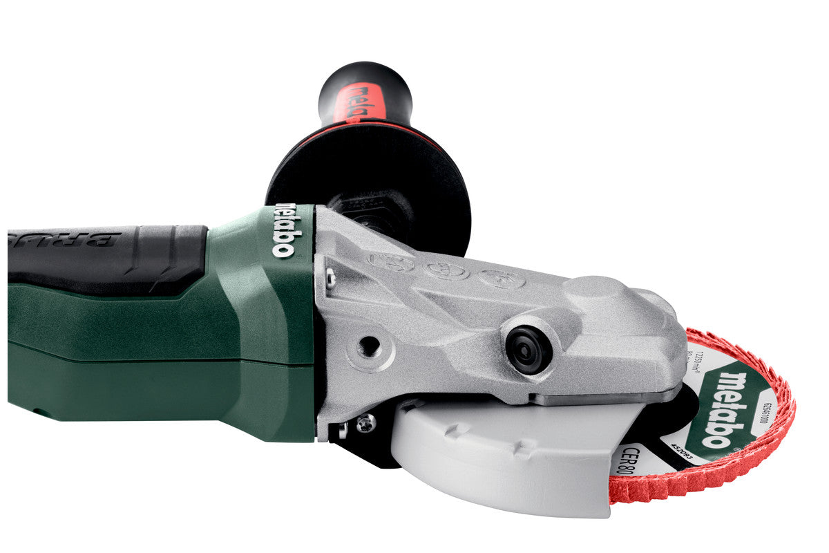 Metabo 601307840 - Amoladora angular de cabeza plana de batería WVBF 18 LT BL 11-125 Quick
