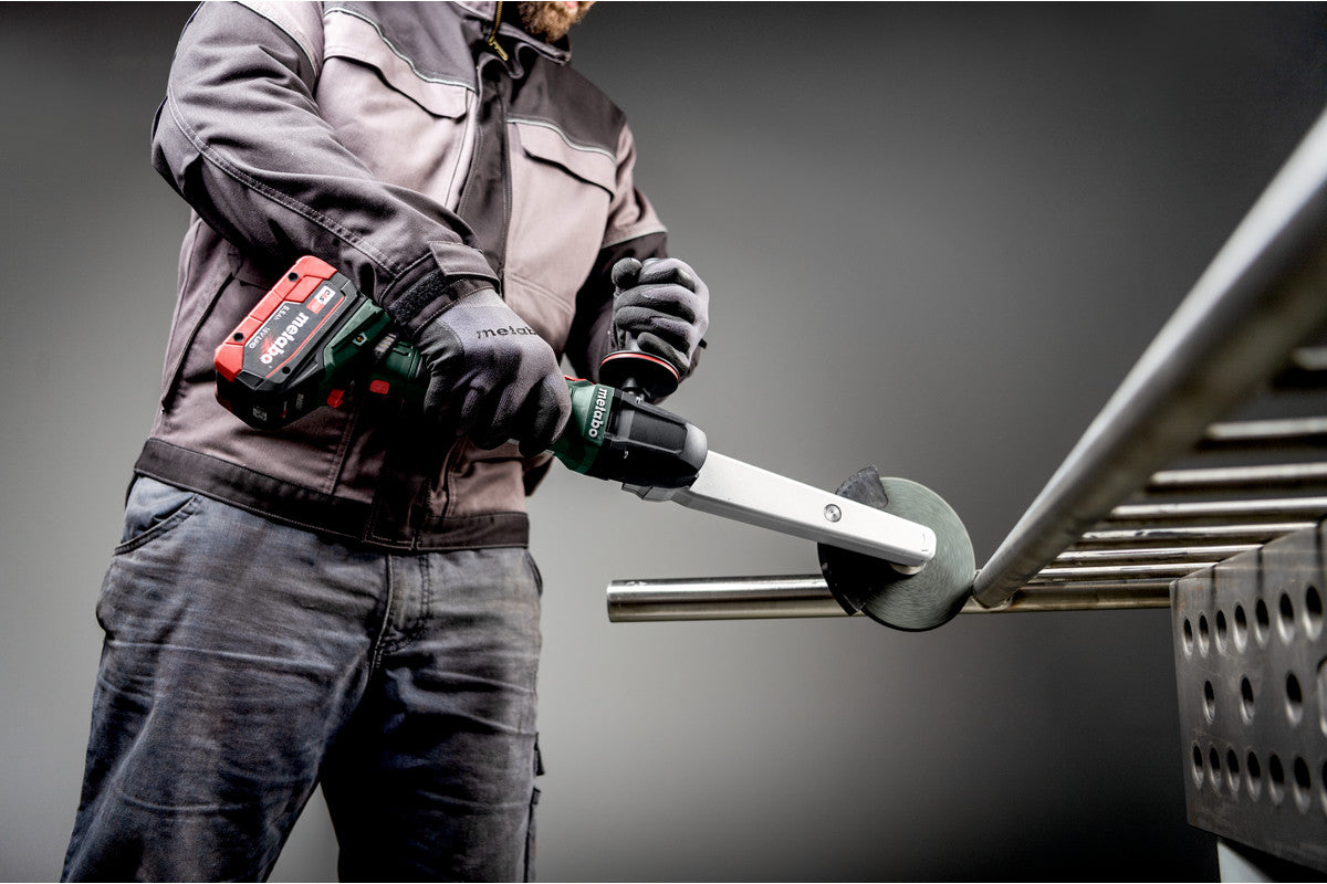 Metabo 601765840 - Lijadora de soldaduras en ángulo de batería KNSVB 18 LTX BL 150