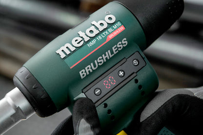 Metabo 601788800 - Pistola de tuercas remachables de batería NMP 18 LTX BL M10