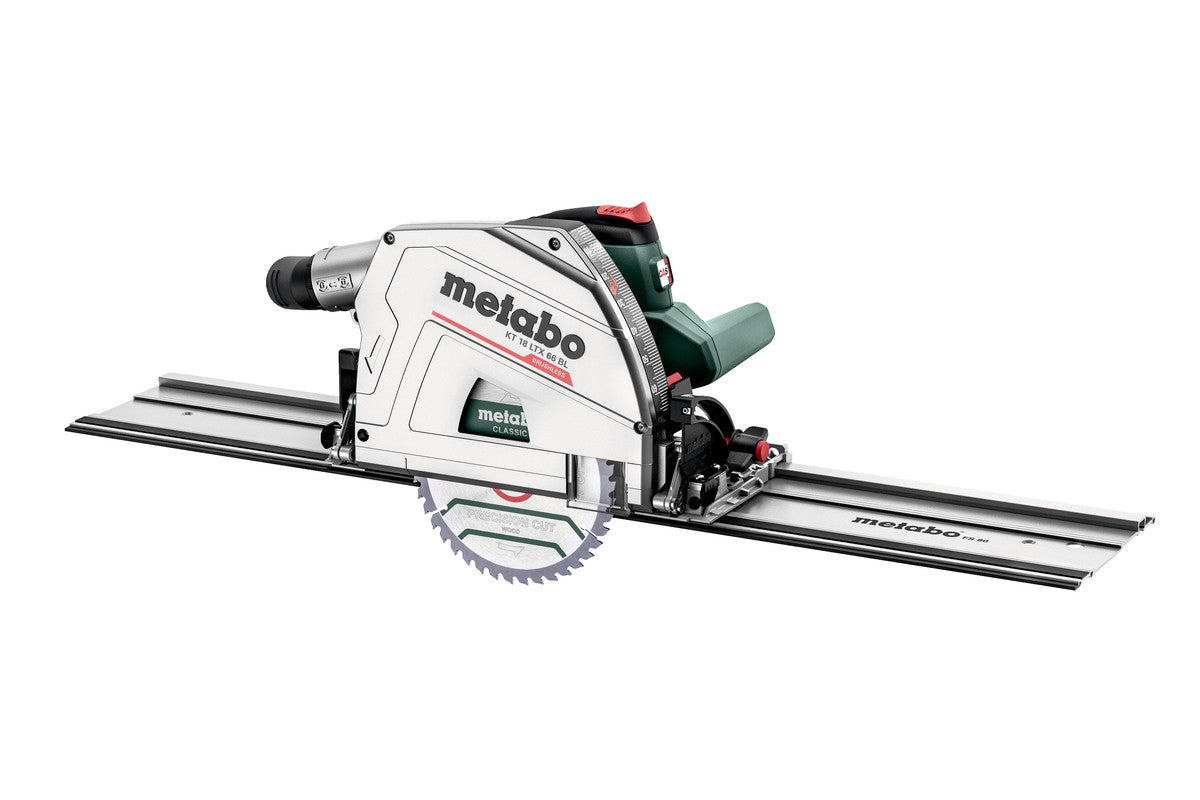 Metabo 601866840 - Sierra circular de inmersión de batería KT 18 LTX 66 BL