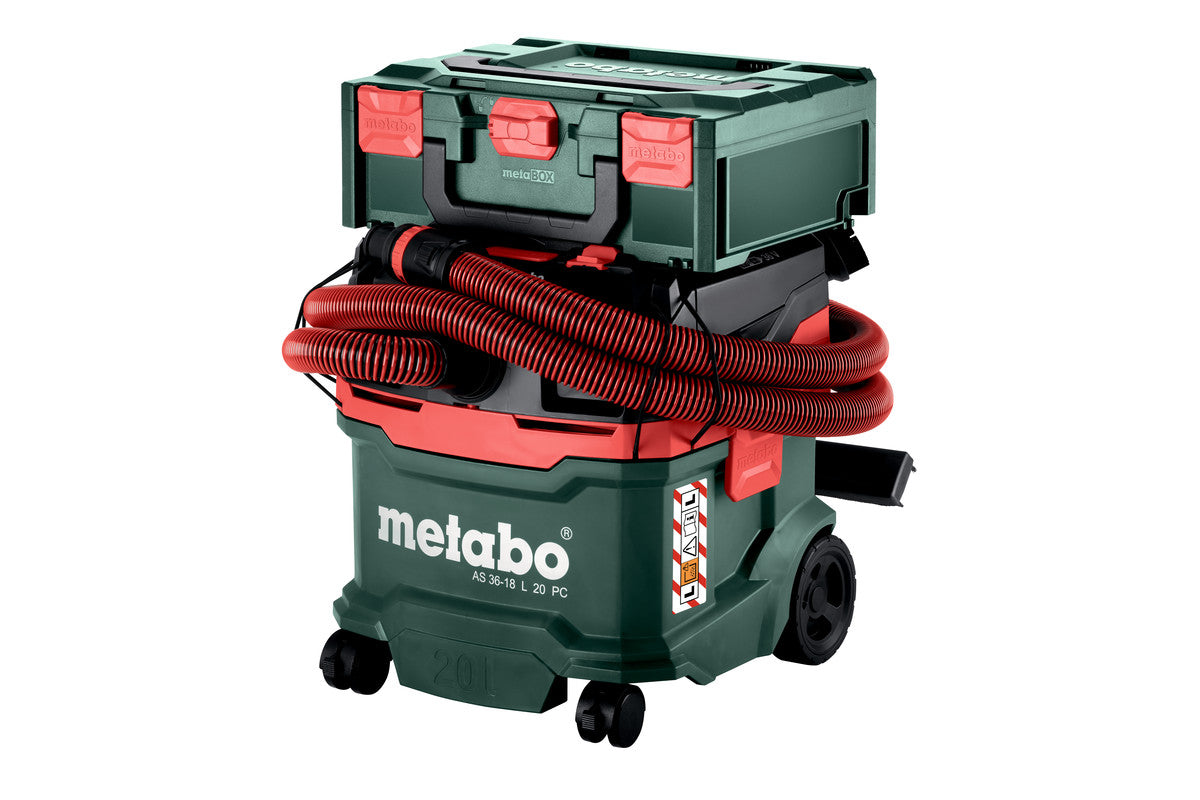 Metabo 602071850 - Aspirador de batería AS 36-18 L 20 PC