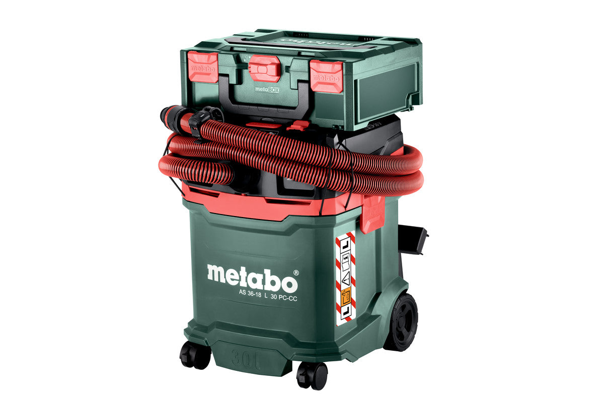 Metabo 602073850 - Aspirador de batería AS 36-18 L 30 PC-CC