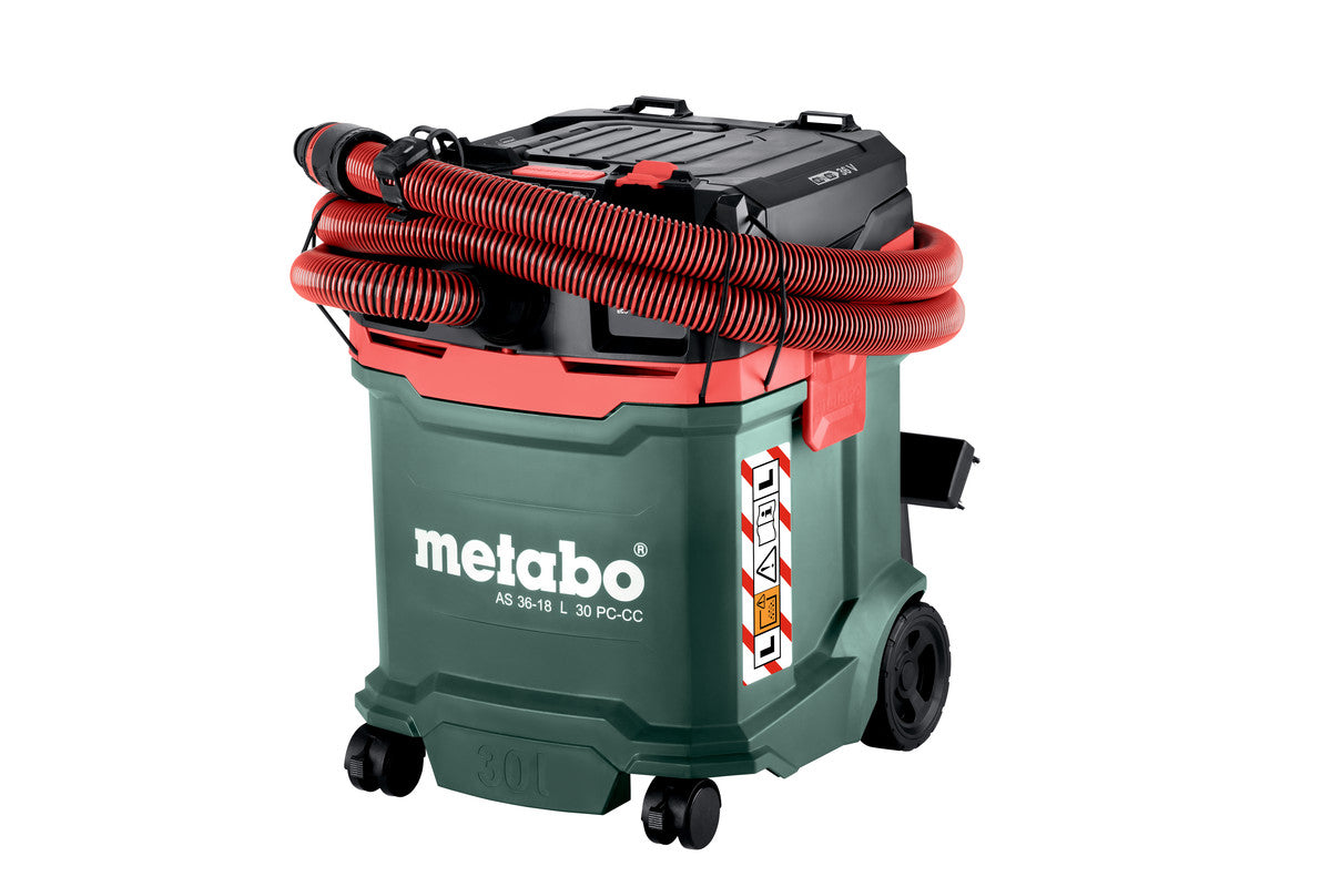 Metabo 602073850 - Aspirador de batería AS 36-18 L 30 PC-CC