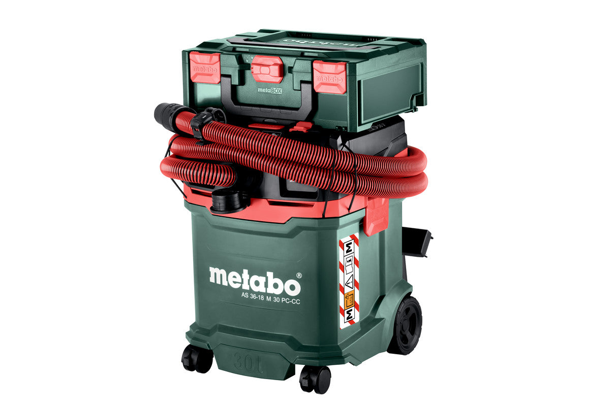 Metabo 602074850 - Aspirador de batería AS 36-18 M 30 PC-CC