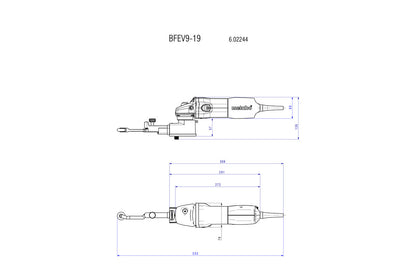 Metabo 602244500 - Lijadora de banda BFE 9-20 Set