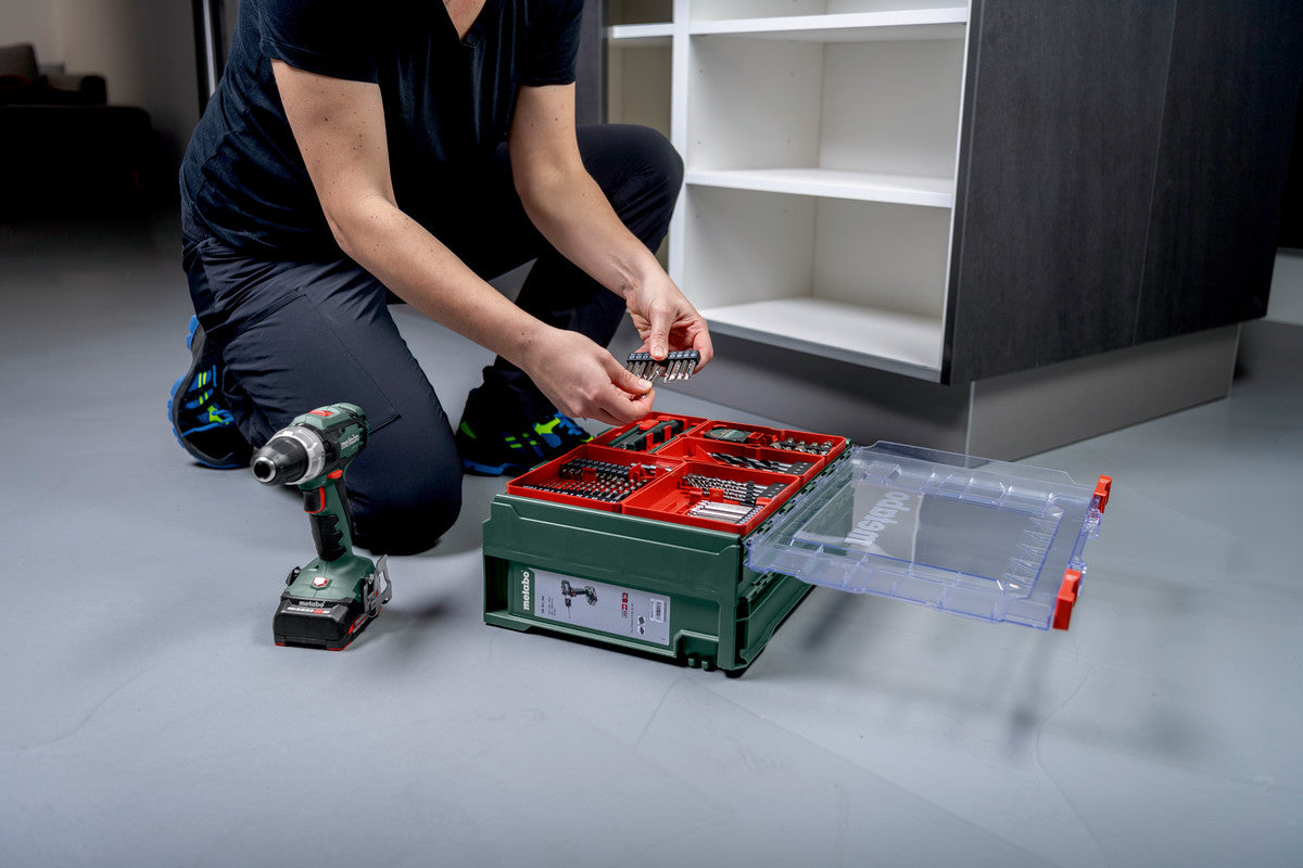 Metabo 602245710 - Taladro atornillador de percusión de batería SB 18 Set