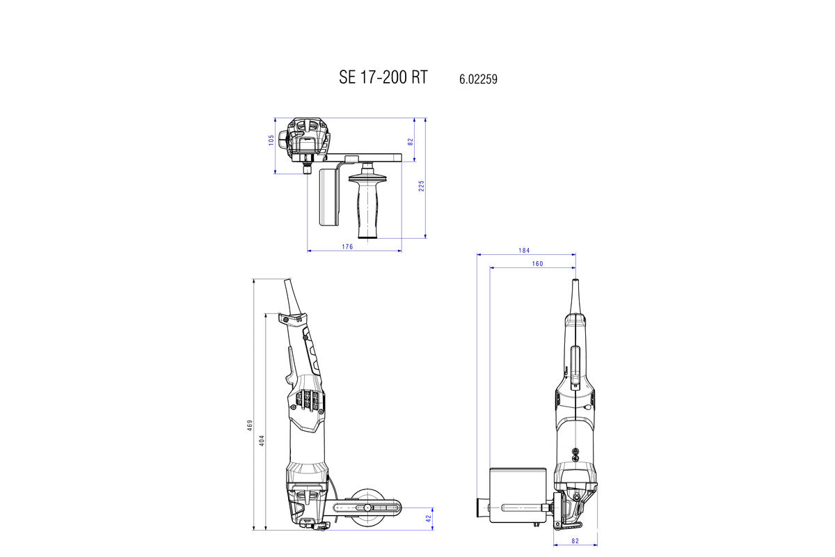 Metabo 602259000 - Satinadora SE 17-200 RT