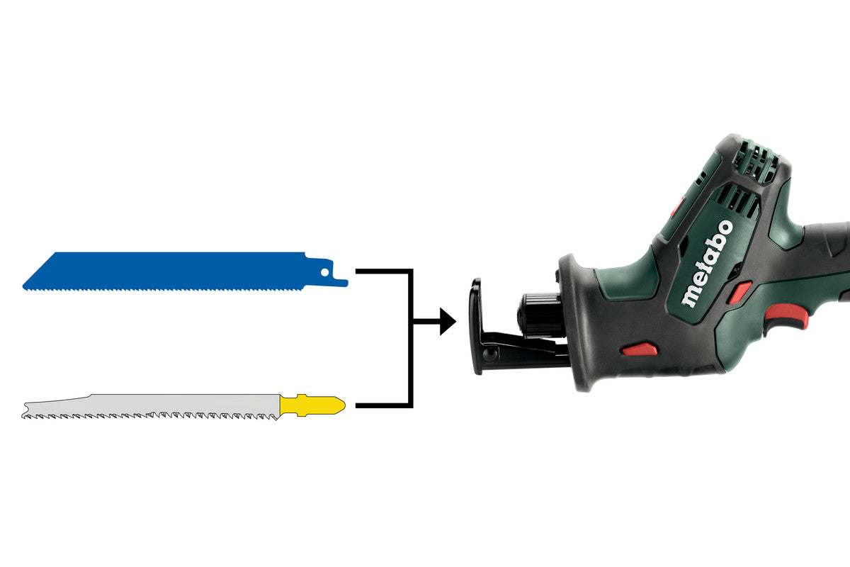 Metabo 602266500 - Sierra de sable de batería SSE 18 LTX Compact