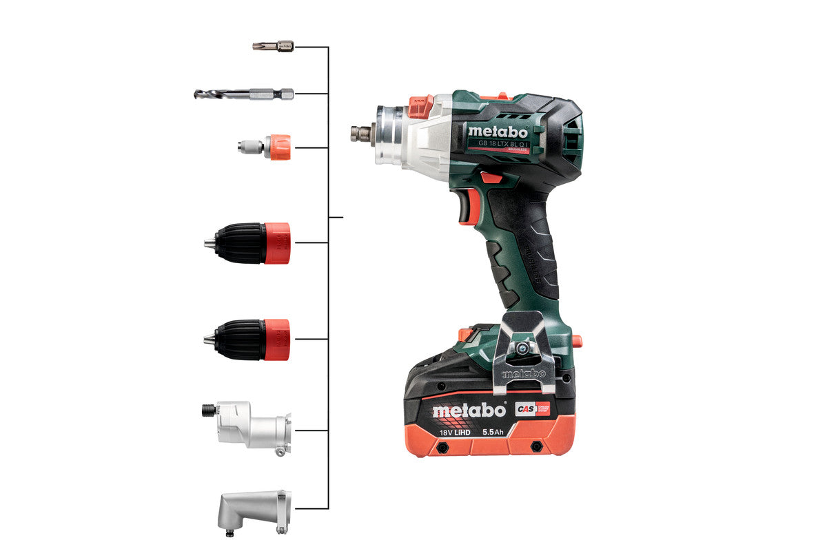 Metabo 602362840 - Taladro/roscador de batería GB 18 LTX BL Q I
