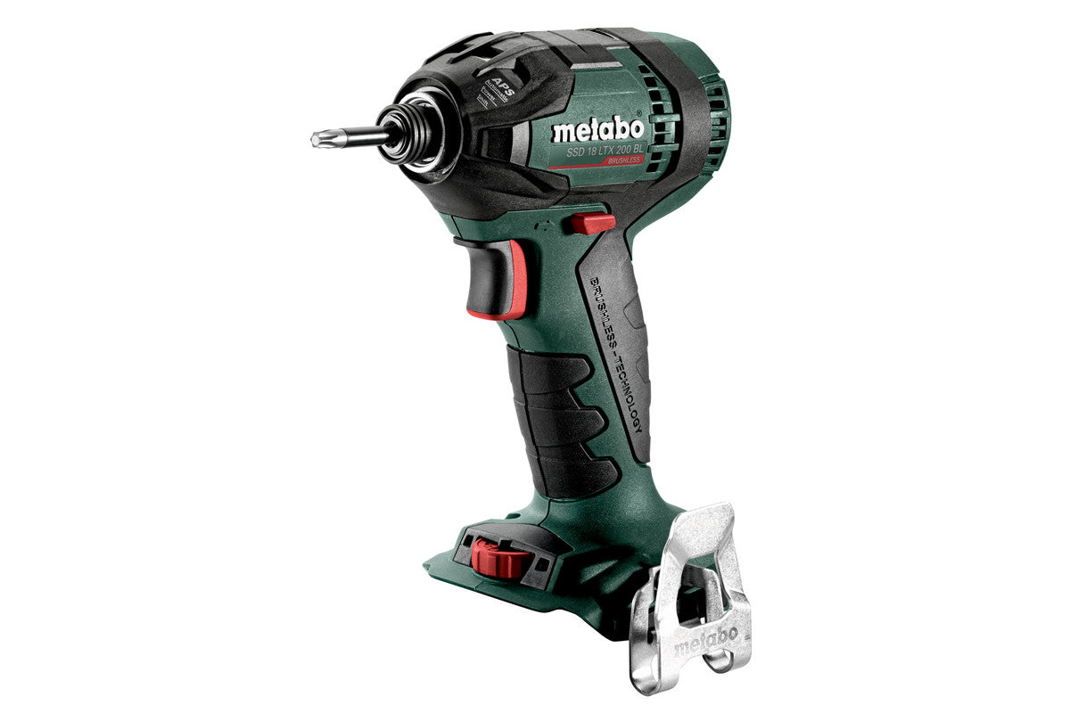 Metabo 602396840 - Atornillador de impacto de batería SSD 18 LTX 200 BL
