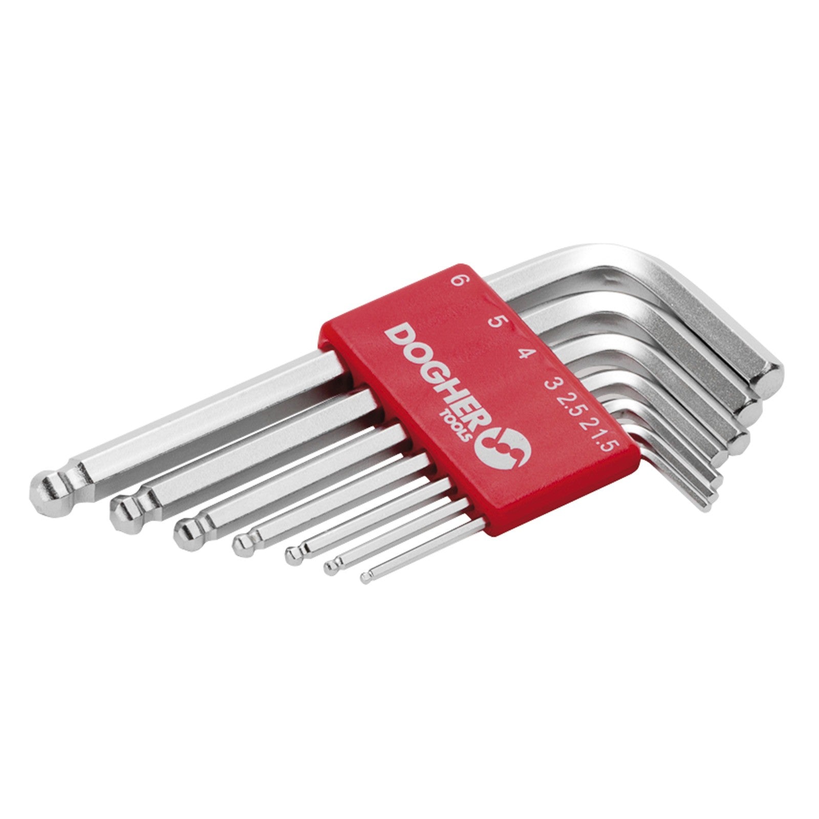 Dogher 603-007 - Juego Llaves Macho Hexred S/C7 Pzs 1,5-6
