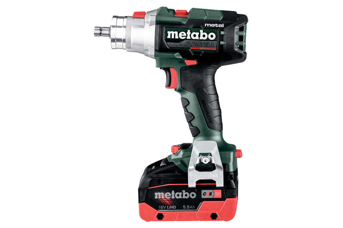 Metabo 603182840 - Taladro atornillador de percusión de 3 marchas de batería SB 18 LTX-3 BL Q I Metal
