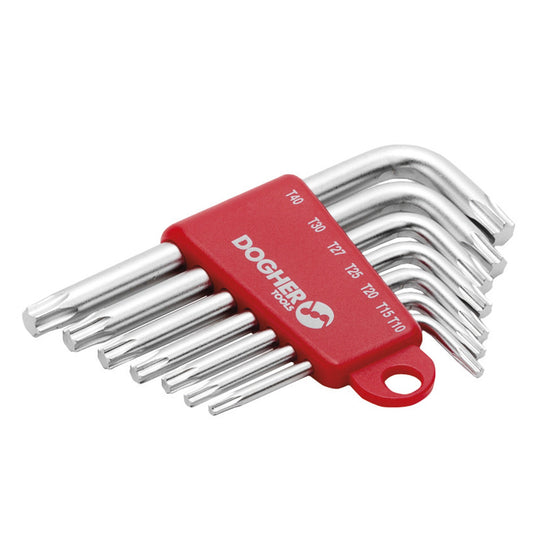 Dogher 606-007 - Juego De Llaves Macho Torx-7Pzas T10-T40