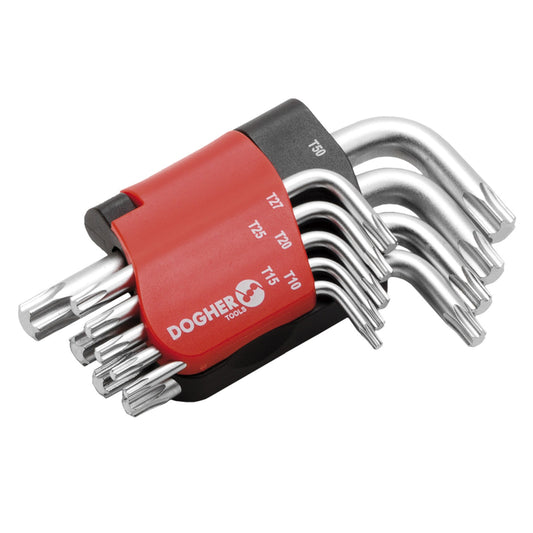 Dogher 606-009 - Juego Llaves Macho Torx Cor.9Pzs T10-T50