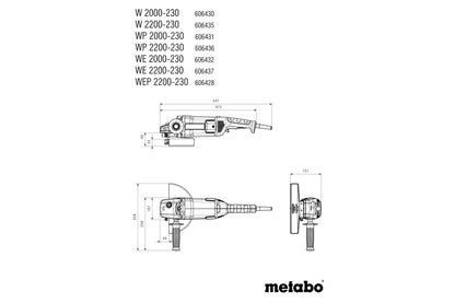 Metabo 606432000 - Amoladora angular WE 2000-230