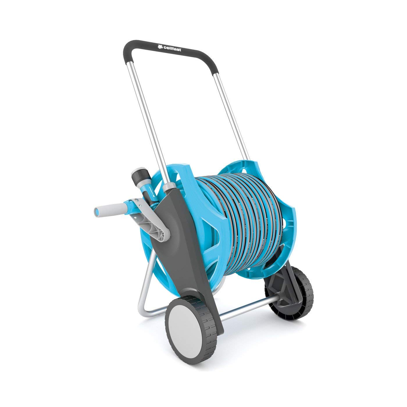 Cellfast 55-630 - Carro portamanguera con ruedas Discover 30 m ENERGO