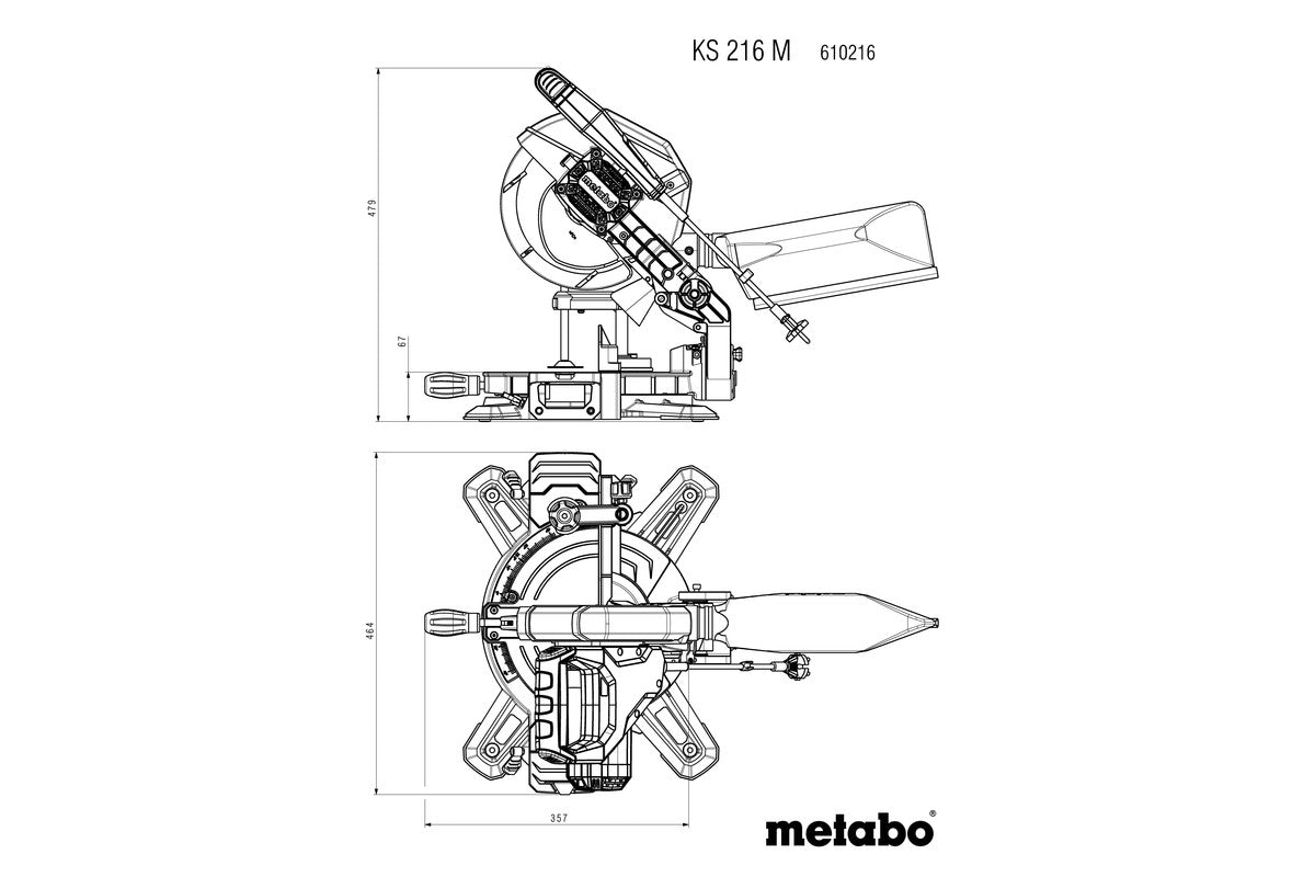 Metabo 610216000 - Ingletadora KS 216 M