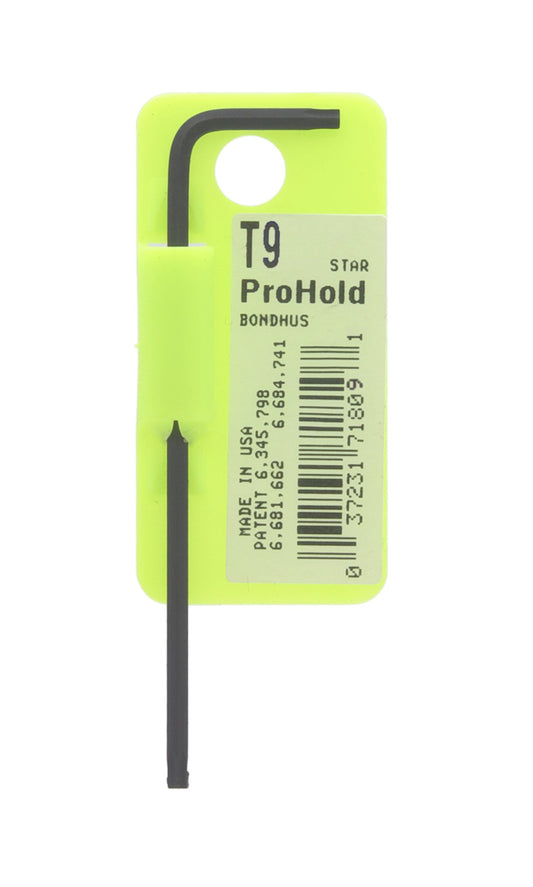 Bondhus 71809 - Llave en L Bondhus ProGuard Torx T9 ProHold