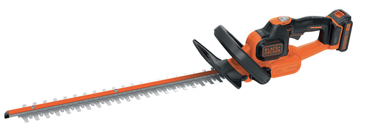 BLACK+DECKER GTC18502PC Cortsetos PowerCommand CUT 18 V, Batería de 2 Ah, Setos Medianos, Espada 50 cm, 18 mm de Espacio entre Dientes, Empuñadura Ergonómica