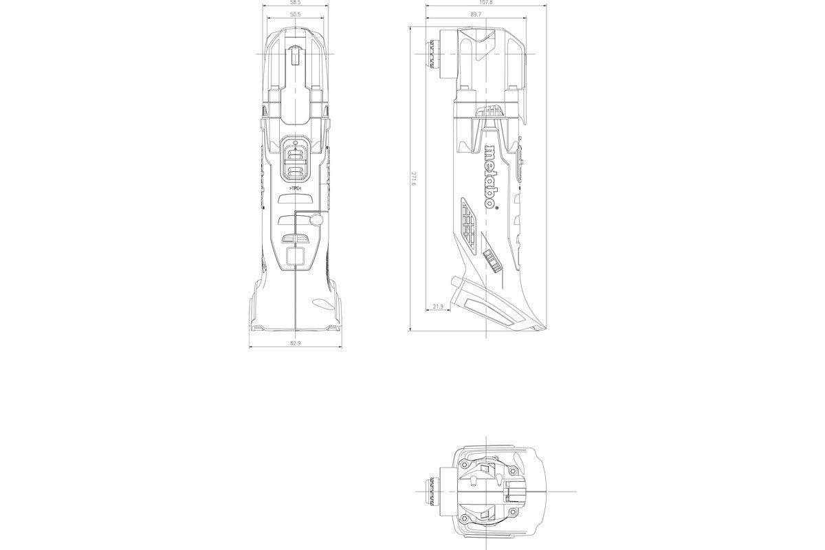 Metabo 613021840 - Multi-herramienta de batería MT 18 LTX