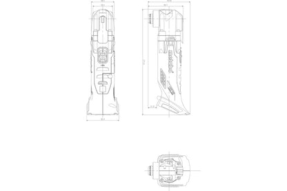 Metabo 613021840 - Multi-herramienta de batería MT 18 LTX