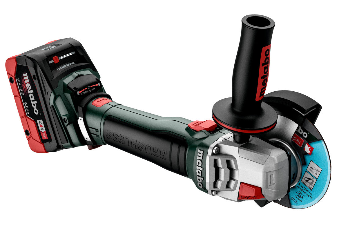 Metabo 613054840 - Amoladora angular de batería WB 18 LT BL 11-125 Quick