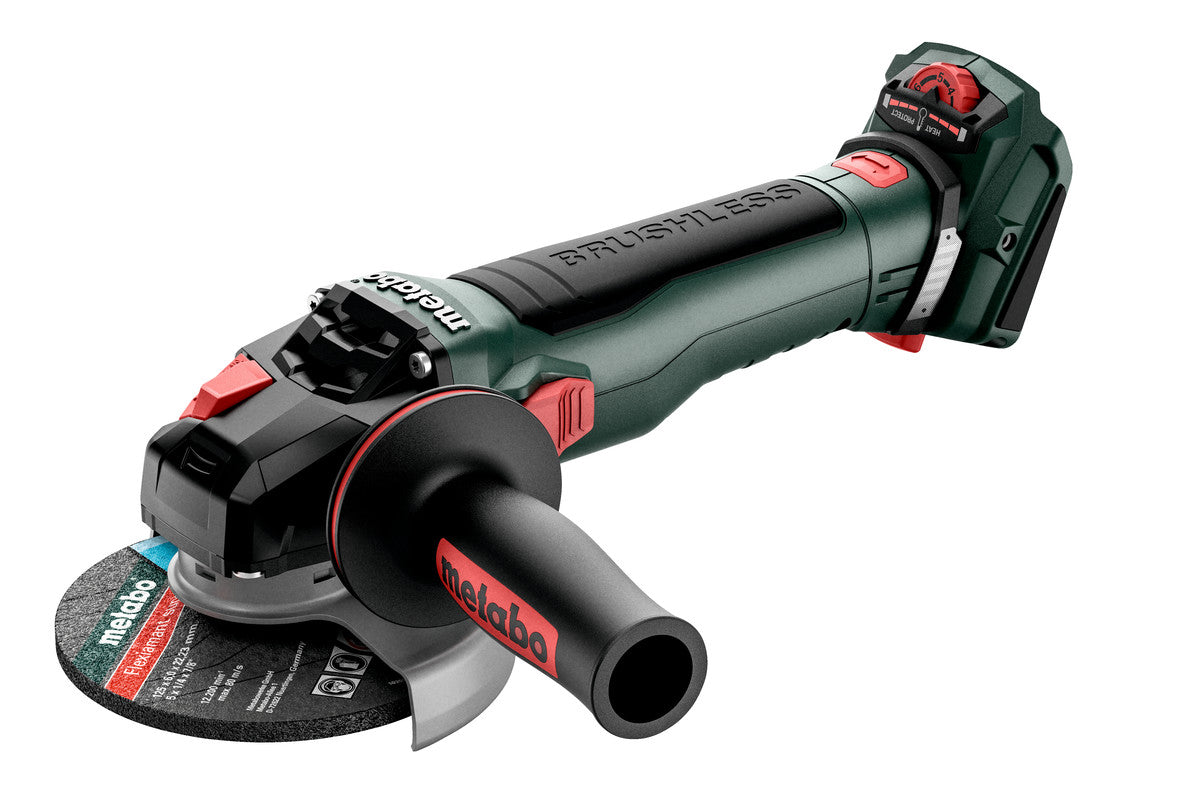 Metabo 613091850 - Amoladora angular de batería WVB 18 LT BL 11-125 Quick Inox