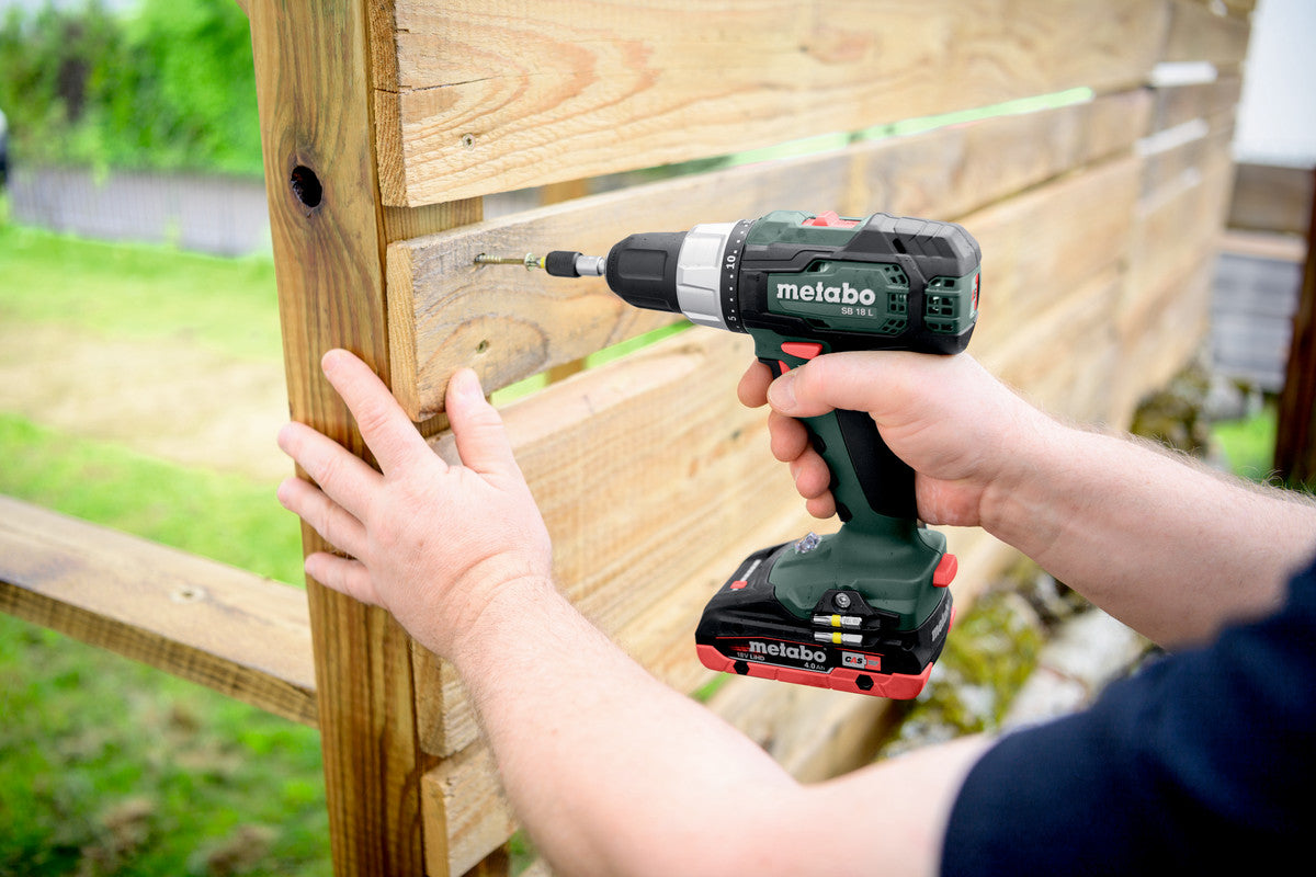Metabo 614053500 - Taladro atornillador de percusión de batería SB 18 L