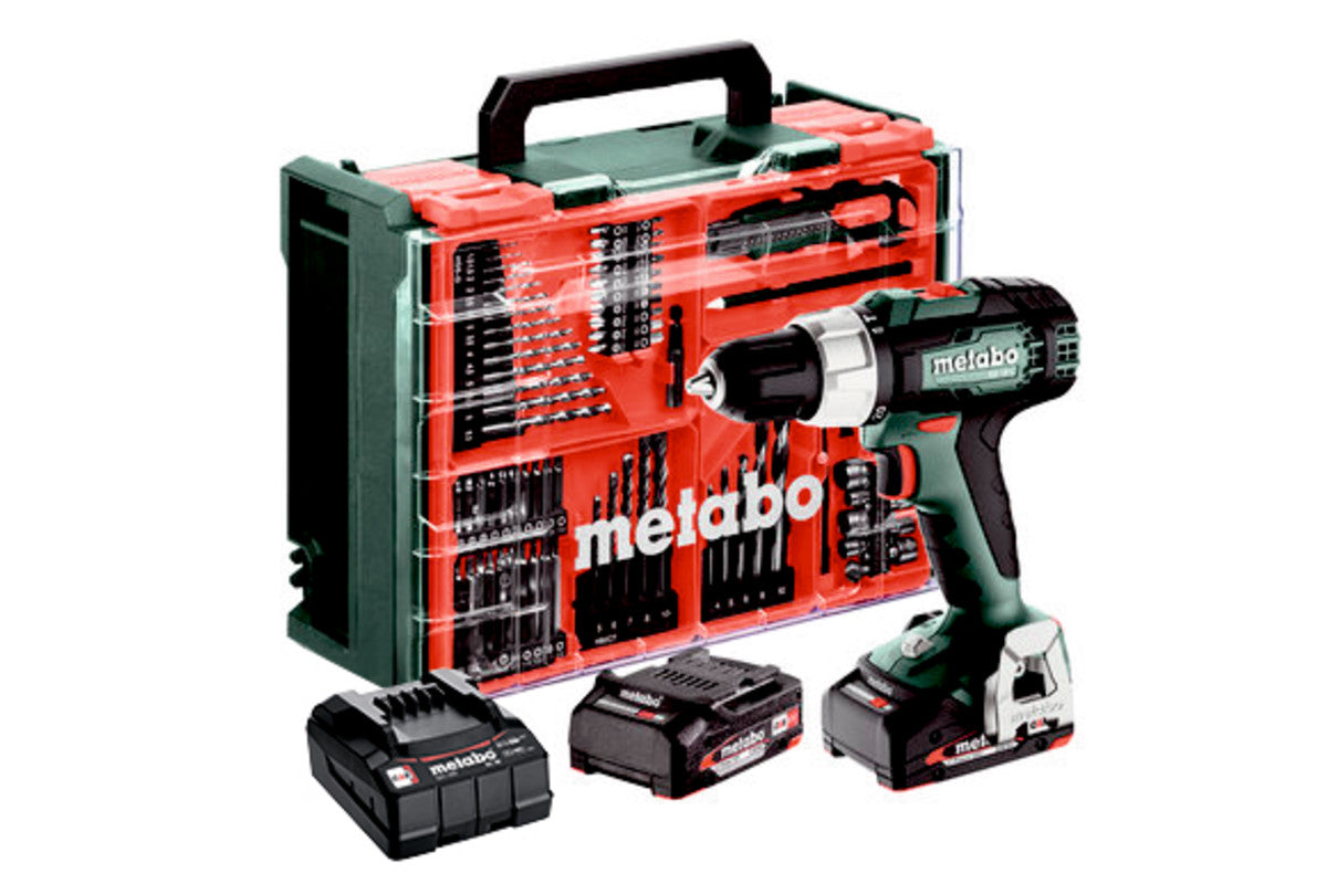 Metabo 614053710 - Taladro atornillador de percusión de batería SB 18 L Set