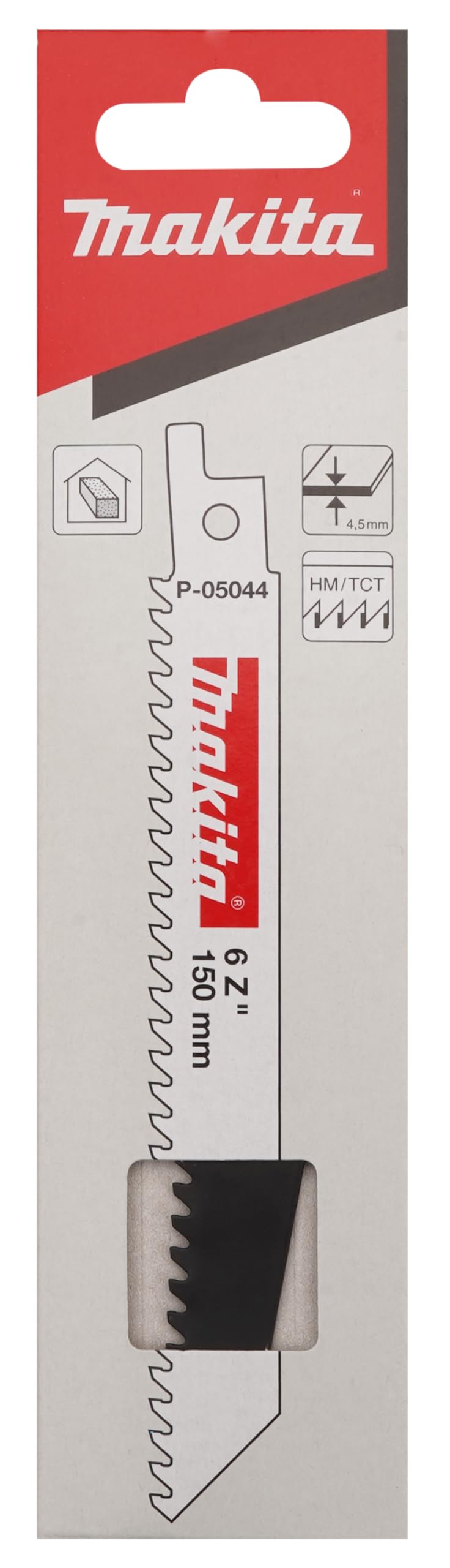 Makita P-05044 - Sierra de sable 130mm diente HM
