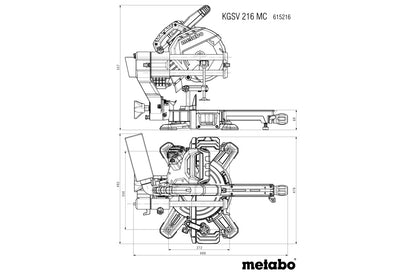 Metabo 615216000 - KGSV 216 MC Ingletadora
