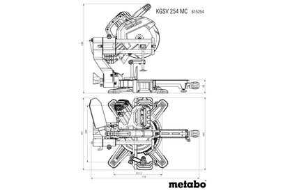 Metabo 615254000 - KGSV 254 MC Ingletadora
