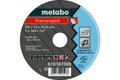 Metabo Clase de calidad A 60-R / A 46-R / A 30-R “Flexiarapid” Inox - Lote de 25 uds — 616187000