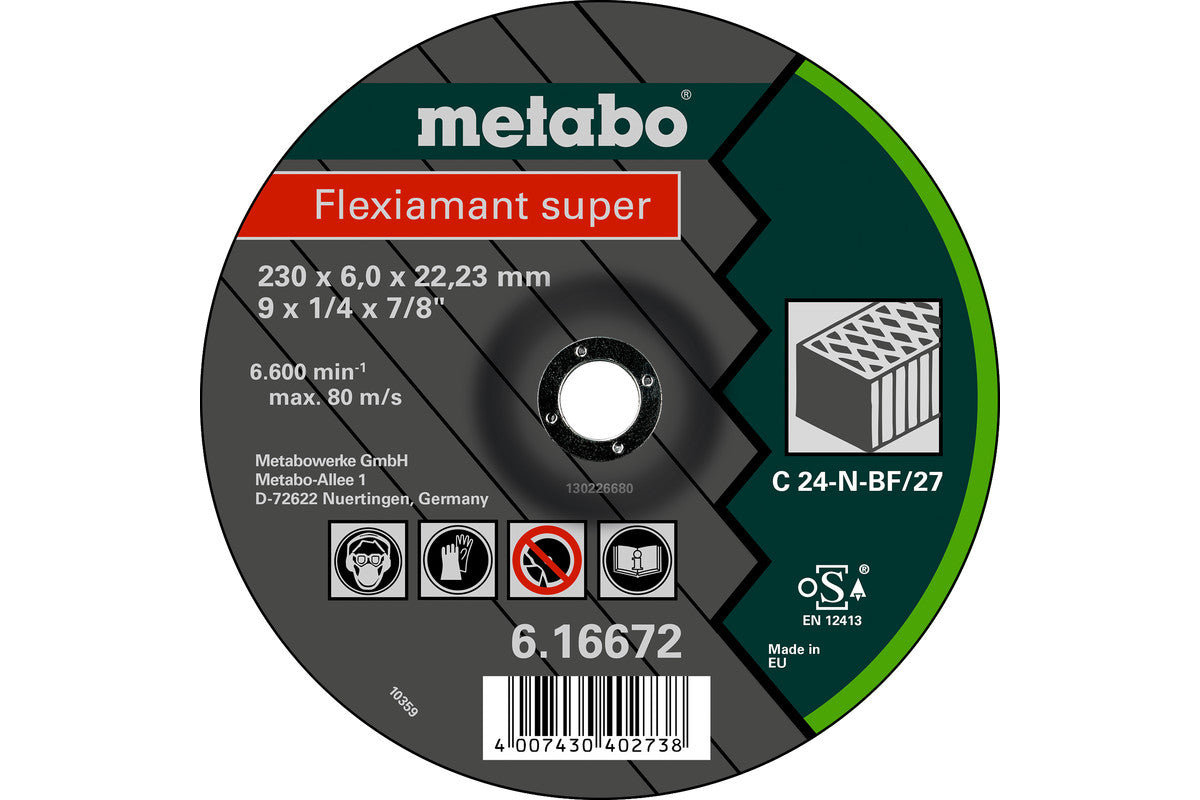 Metabo 616731000 - Clase de calidad C 24-N "Flexiamant Super" piedra - Lote de 25 uds — 616731000