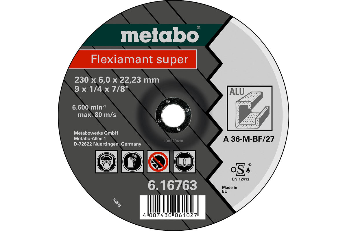 Metabo Clase de calidad A 36-M "Flexiamant Super" aluminio — 616763000