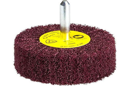 Klingspor 258917 - Rueda de láminas de no tejido con vástago NFS 600, grano grueso, 50 x 30 x 6 mm