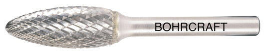 Bohrcraft 51350300800 - Bohrcraft Fresa rotativa MD forma H Llama // 8,0 mm