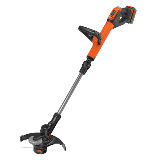 BLACK+DECKER Recortadora de césped de Hilo de 30 cm POWERCONNECT Strimmer Sin Cable, STC1840EPC-QW