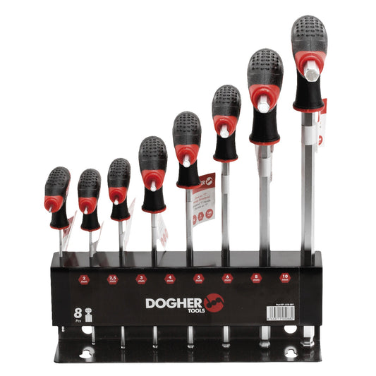 Dogher 618-001 - Expositor 8 Llaves T Hexagonal Redonda