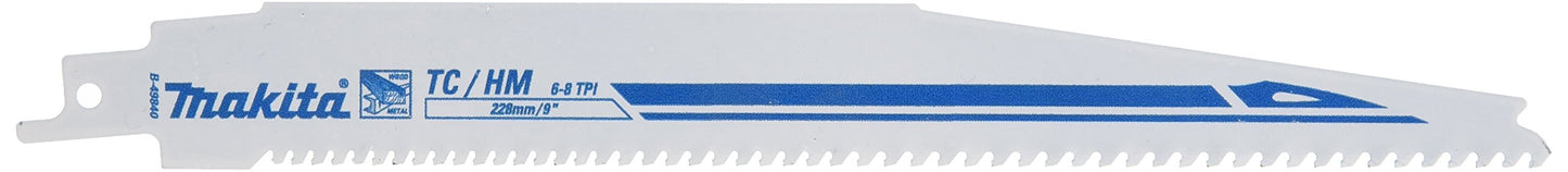 Makita B-49840 - Hoja de sierra sable de metal duro 228 x 1,25 mm, para madera, metal y aglomerado
