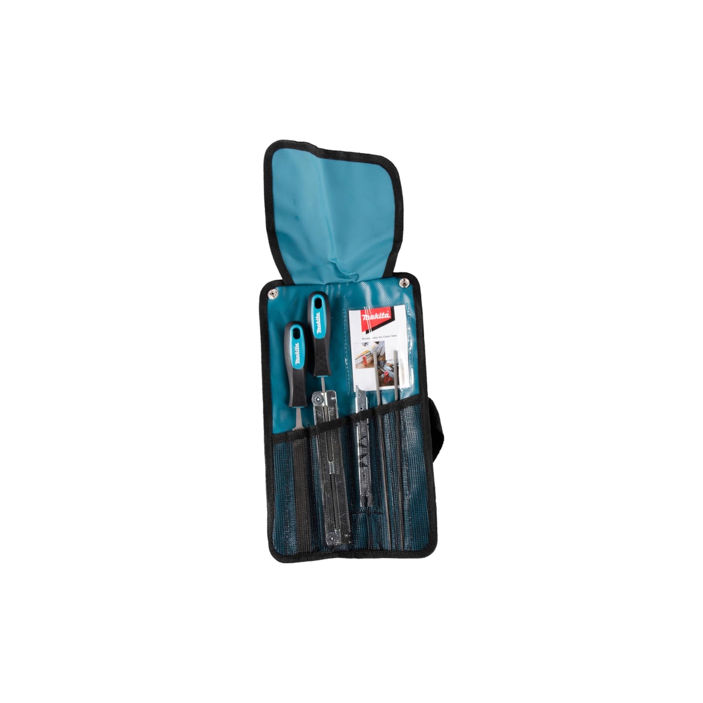 Makita D-72154 - Juego de Afilado de 4 mm en una Bolsa Enrollable