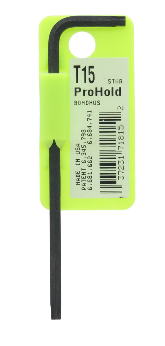 Bondhus 71815 - Llave en L Bondhus ProGuard Torx T15 ProHold