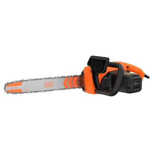 BLACK+DECKER BECS2245-QS Motosierra Eléctrica con Cable 2200 W, Espada de 45 cm, Velocidad de 14.5 m/s, Sistema de Auto-Engrase, Empuñadura Ergonómica y Anti-Vibración, Peso 5.5 kg