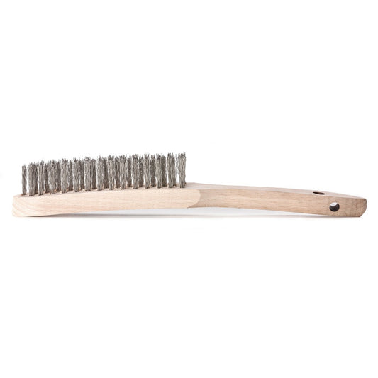 LessMann 102631 - Hand brushes 3 rows steel wire STA crimped 0,30 mm "LESSMANN"
