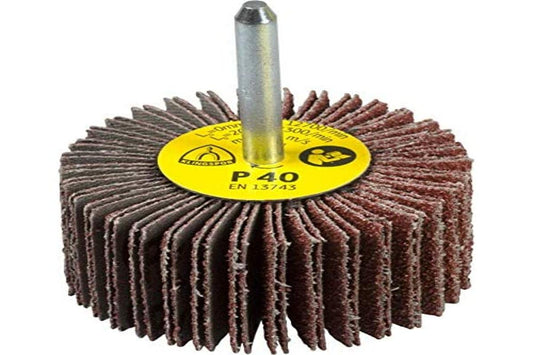 Klingspor 284745 - Muela de láminas con vástago KM 613, grano 80, 20 x 20 x 6 mm