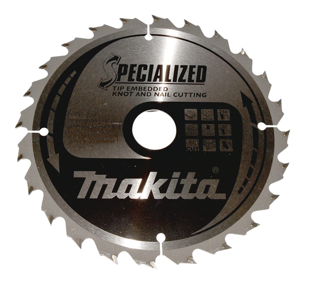 Makita B-33118 - Disco sierra circular, Specialized T.C.T, 190 x 30 mm, 24 D