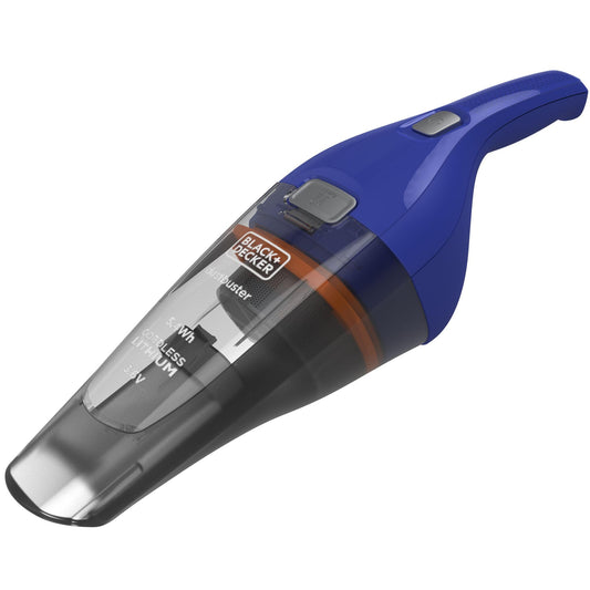 Black+Decker NVC115WA-QW - Aspirador de Mano sin Cable, Batería de Litio de 3.6V (1.5Ah) Dustbuster, con acción ciclónica y Capacidad de almacenaje de 385ml, Azul