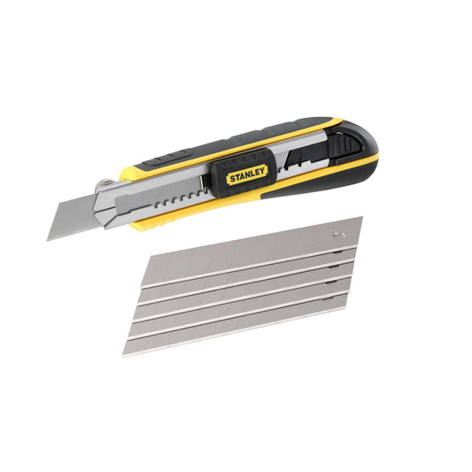 Stanley 0-10-481 - Cúter FatMax de cartucho 18 mm con hoja segmentada