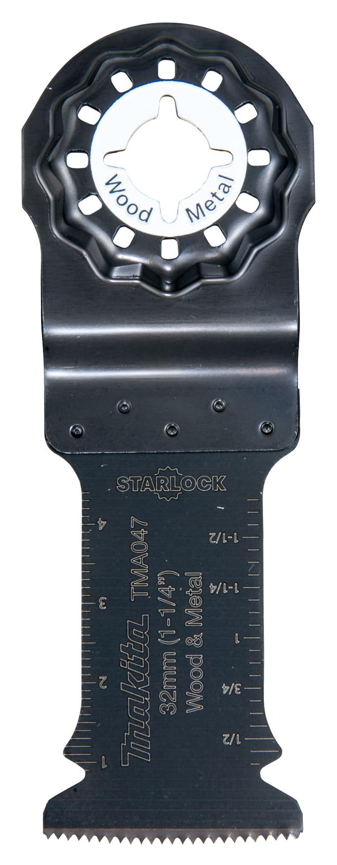 Makita B-64814 - Starlock - Hoja de corte por inmersión (32 x 50 mm, 20 TPI, BiM, TMA047, madera y metal)